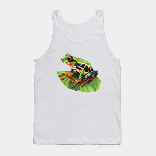 Red Eyed Tree Frog Tank Top by zooleisurelife